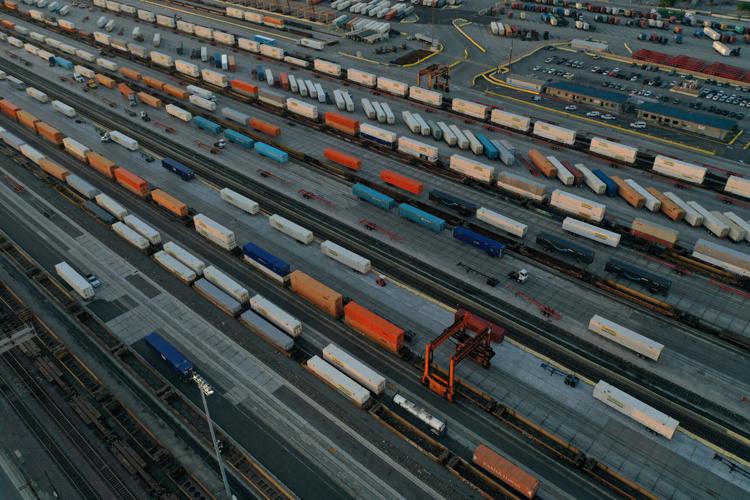 FILE PHOTO: Freight railway trains (copy)
