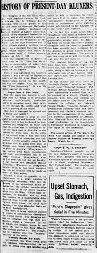 History of present-day Kluxers