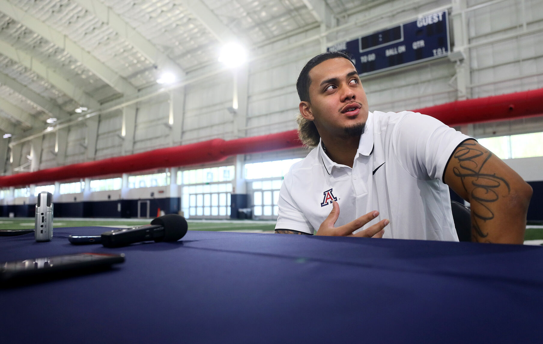 Jayden de Laura | Arizona Football Media Day | Aug. 1, 2023