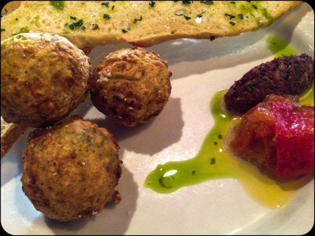 Goat cheese appetizer