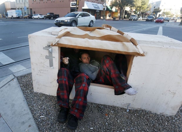 Homeless at Veinte de Agosto Park