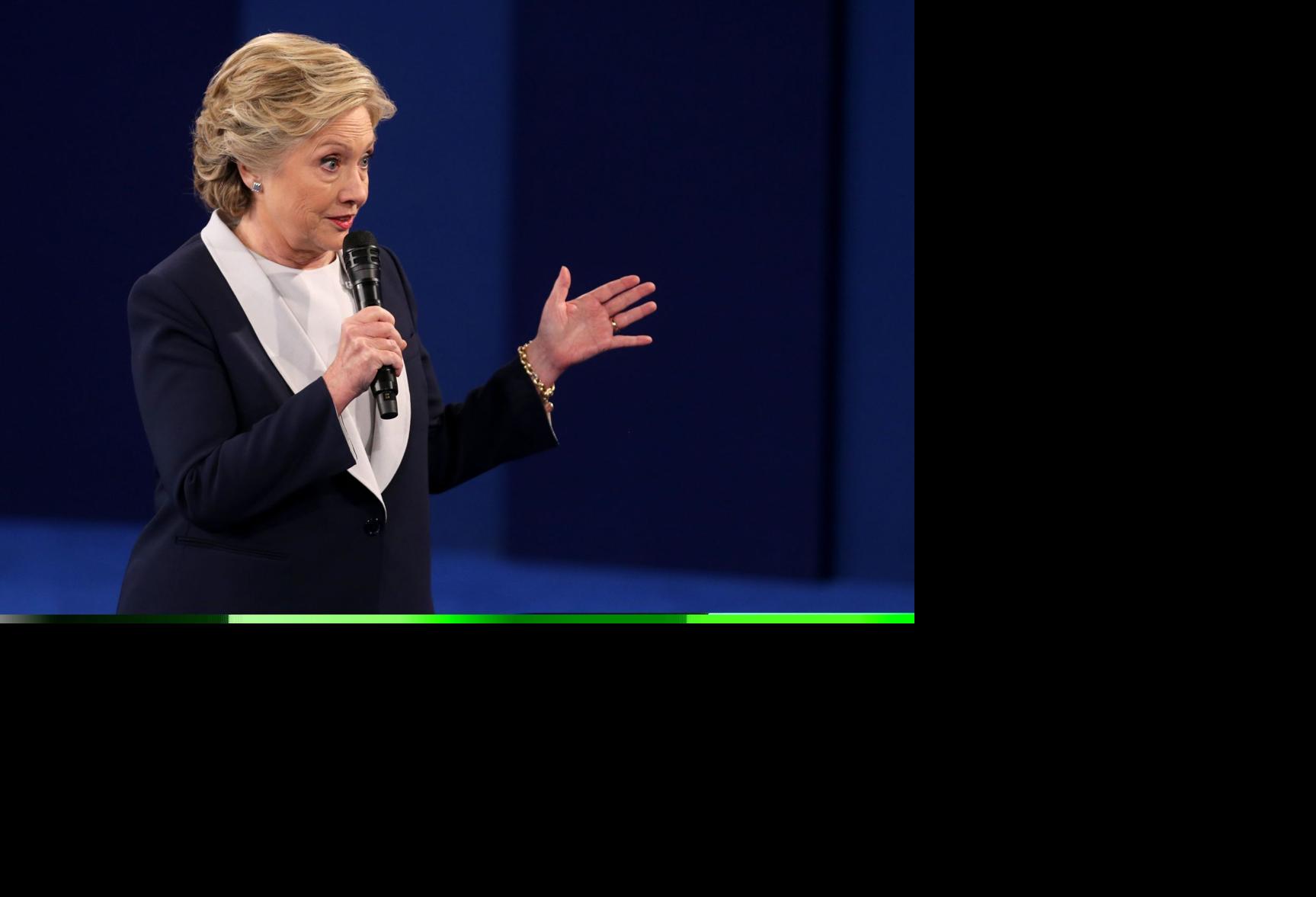 Donald Trump and Hillary Clinton debate at Washington University in St. Louis