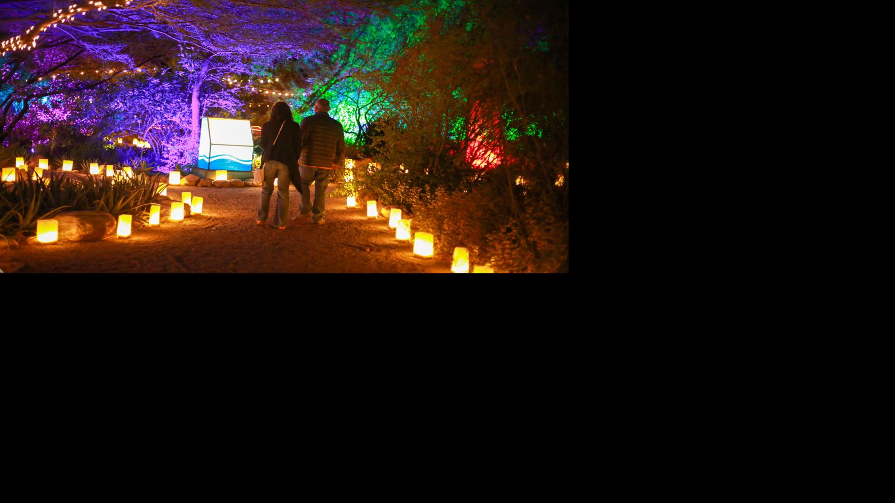 Tickets on sale for this year's holiday lights festival at Tucson Botanical Gardens