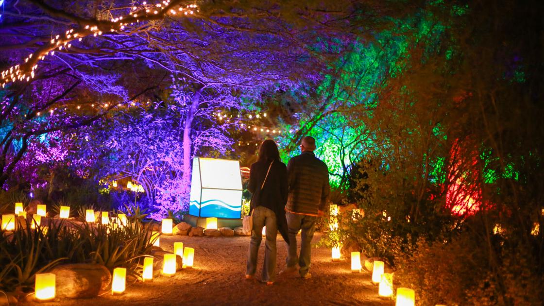 Tickets on sale for this year's holiday lights festival at Tucson Botanical Gardens