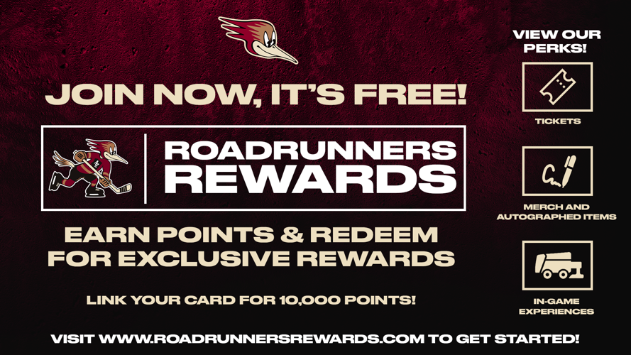 Tucson Roadrunners Launch New Fan Rewards Program in Partnership with Uptop