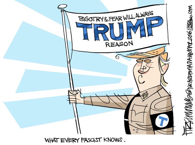 Daily Fitz Cartoon: Der Trump