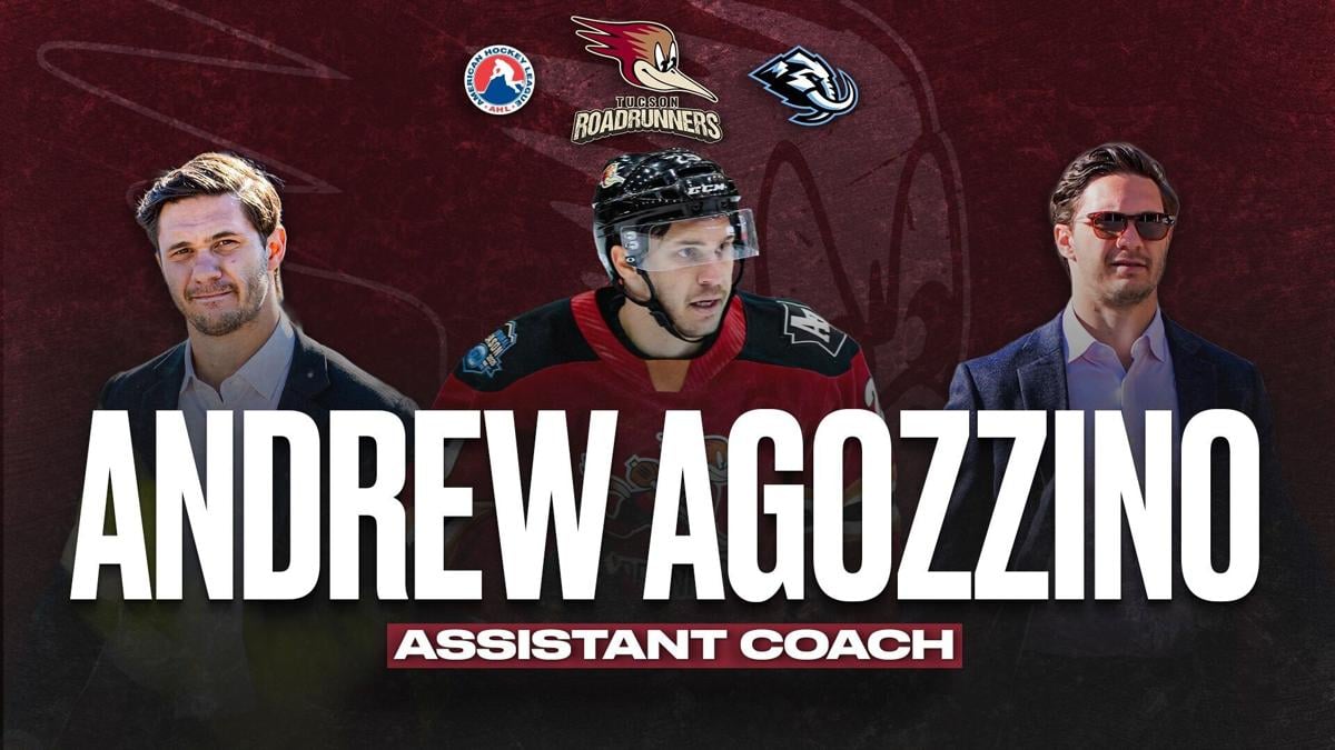 Utah Mammoth Name Andrew Agozzino Assistant Coach of Tucson Roadrunners