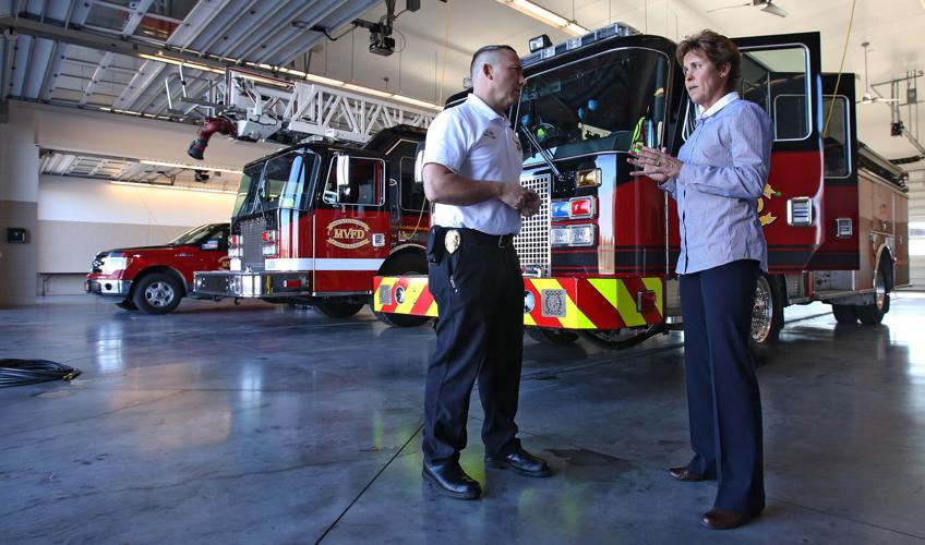 Mountain Vista Fire District Chief Cheryl Horvath