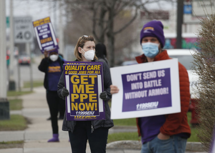 ppe shortage-seiu-Nursing Home-KIRKHAM-2020
