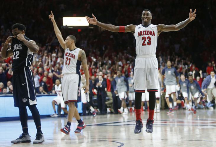 No. 3 Arizona vs. No. 9 Gonzaga men's college basketball