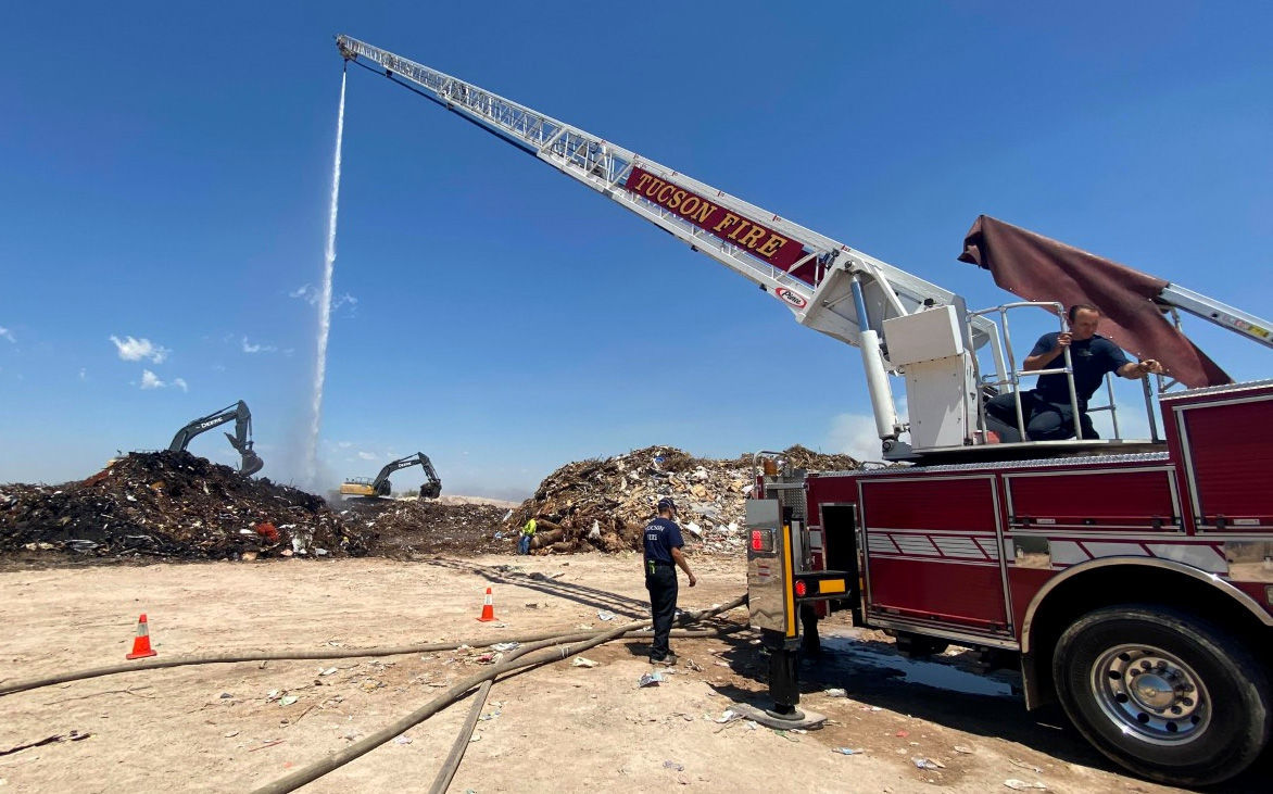 Landfill fire, Tucson