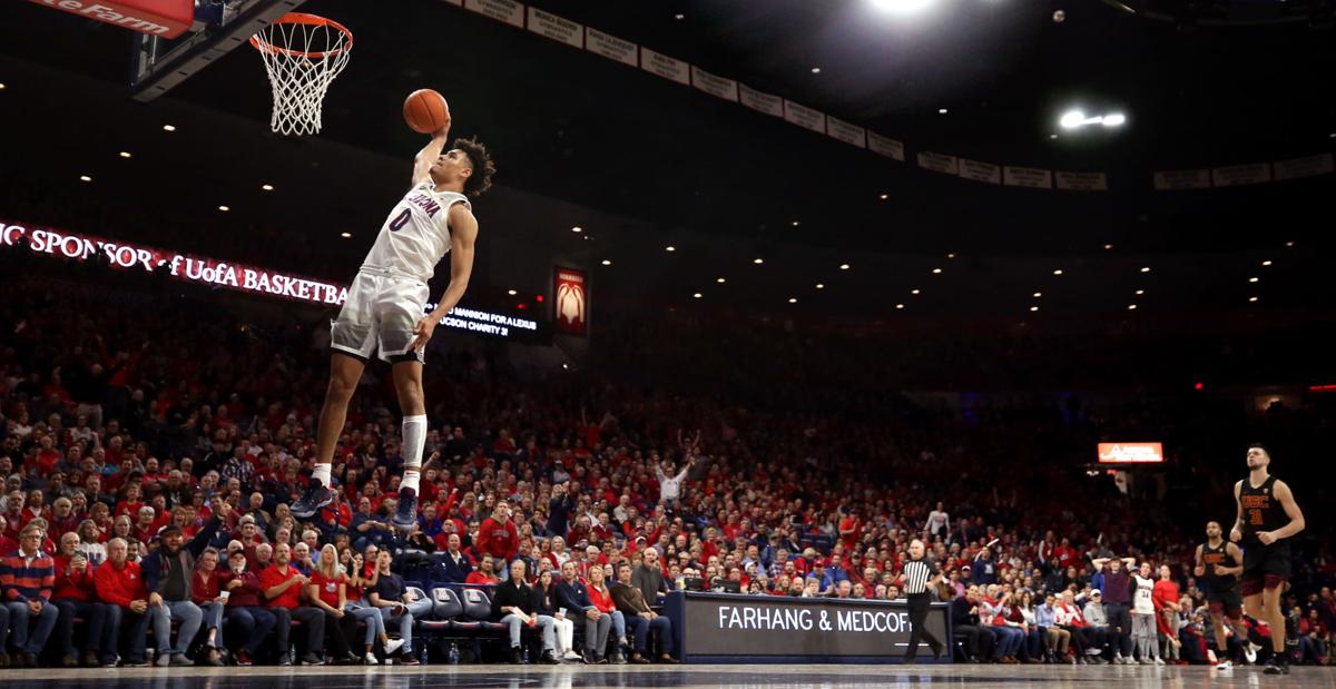 Arizona's freshman swingman, Josh Green had a solid showing in his team's win over USC. (Photo: Kelly Presnell / Arizona Daily Star, via tucson.com.)