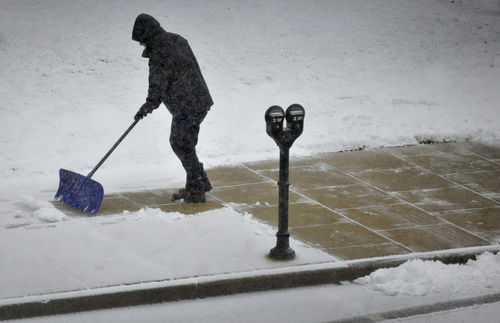 Shoveling