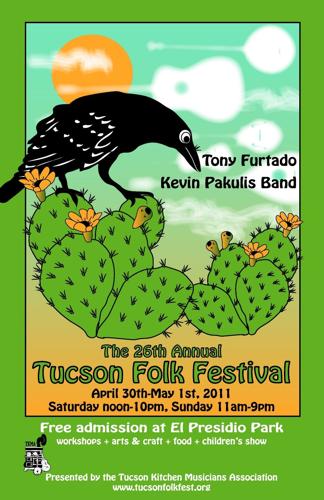 Tucson Folk Festival posters