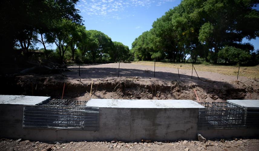 Border Wall, San Pedro River