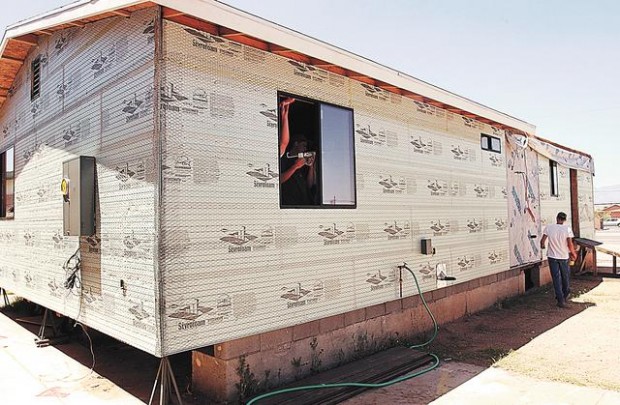 Students build house, skills, self-esteem  