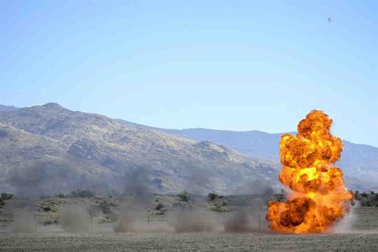 D-M practicing explosions