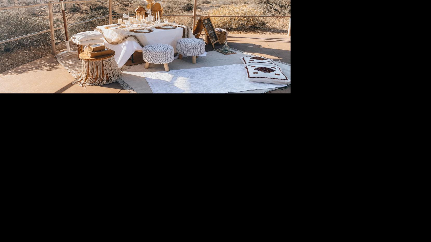 Luxury picnic companies contend with Tucson heat to make magical memories | Entertainment