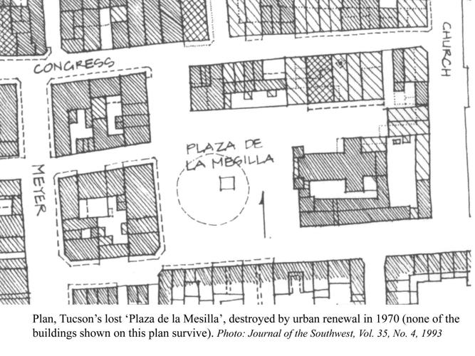 diagram of Placita de la Mesilla