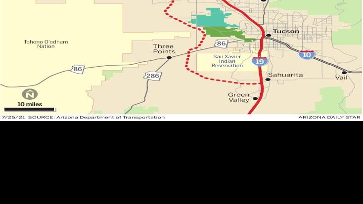 Proposed Interstate 11 Route 2166