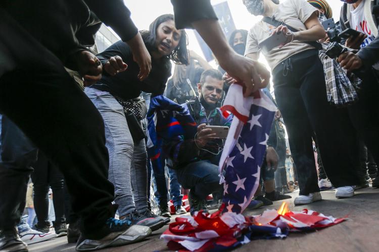 Trump Flag Burning