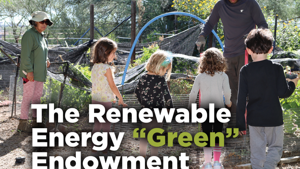 Renewable energy green endowment supports food bank