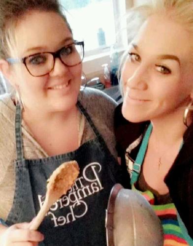 Amanda and Crystle Thanksgiving