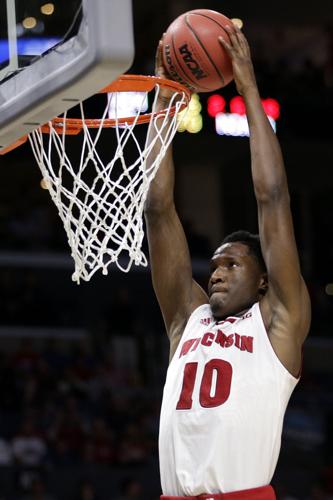 7. Nigel Hayes’ mic skills are coconut cream pie