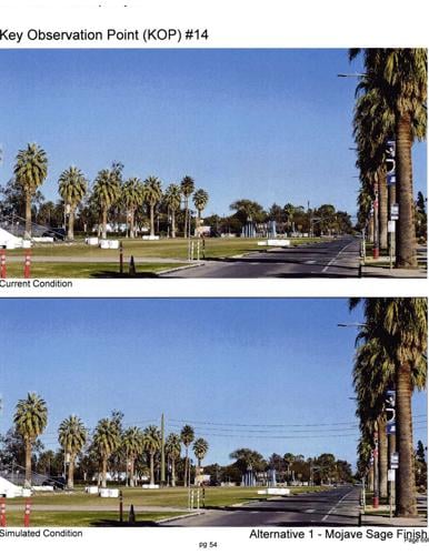 TEP powerline view from UA Mall