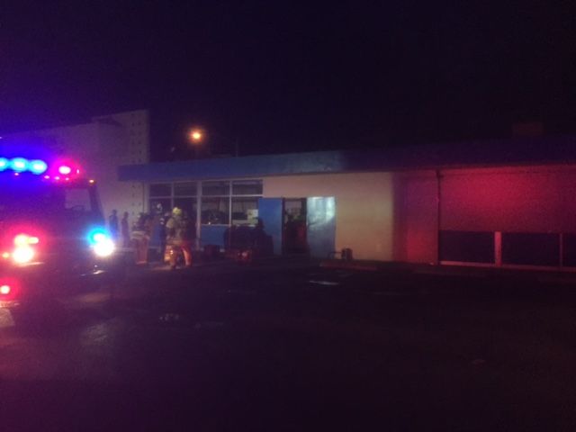 Laundromat fire