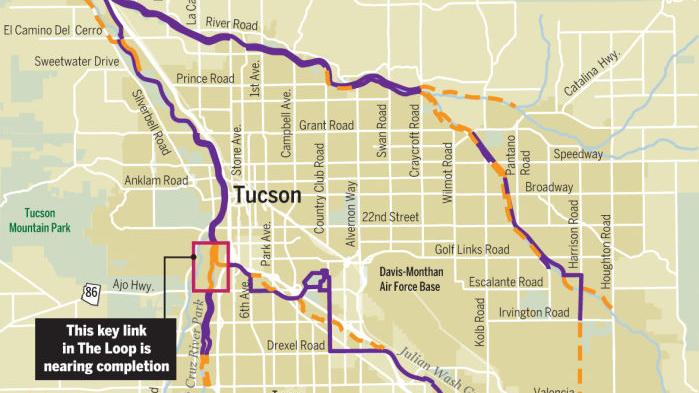 The Loop map | | tucson.com