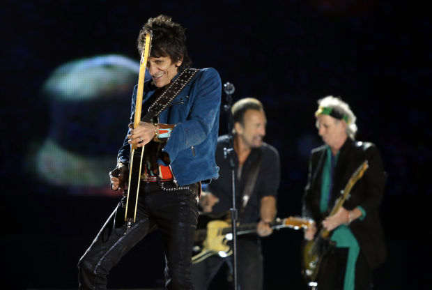 Bruce Springsteen, Keith Richards, Ron Wood