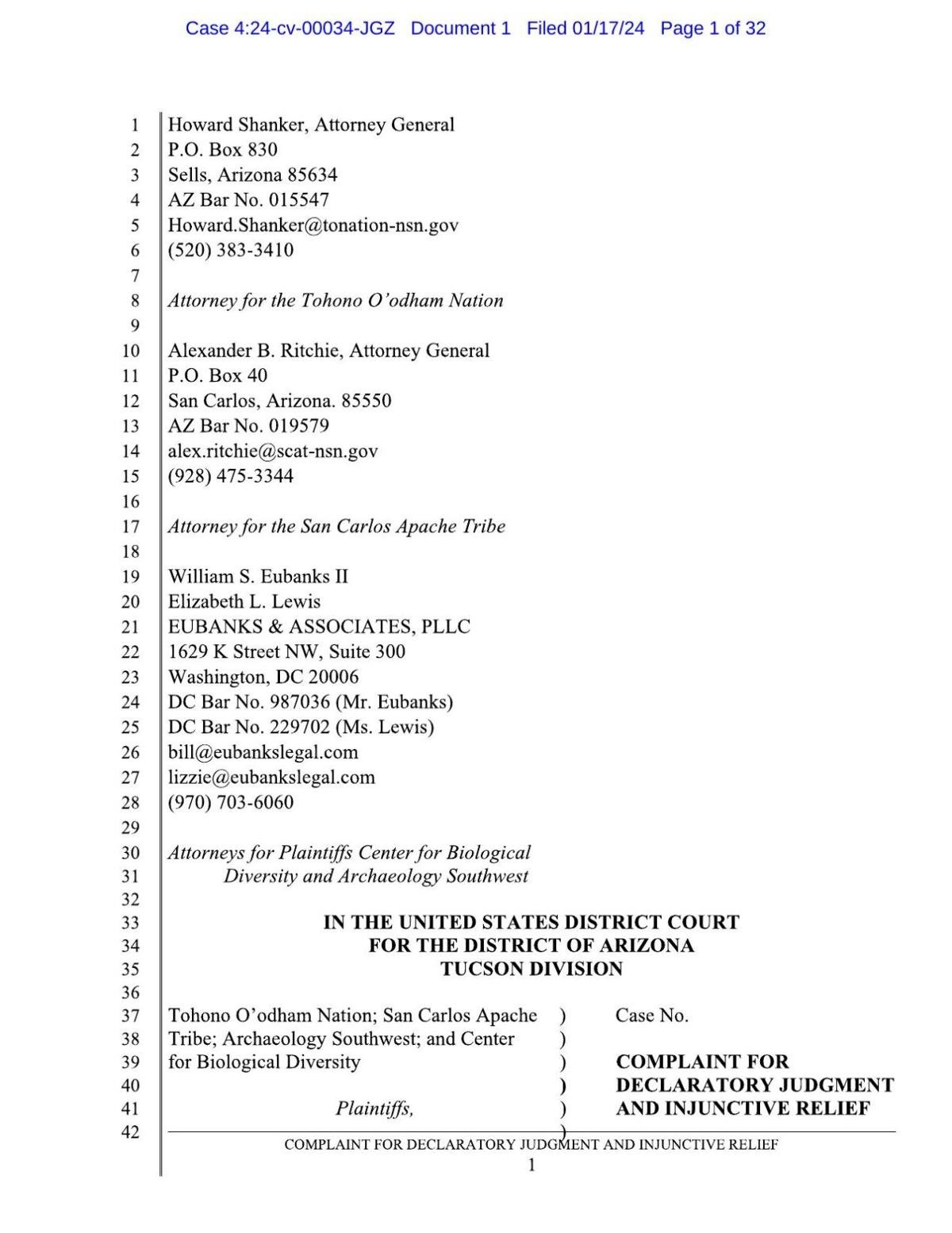Lawsuit over transmission project
