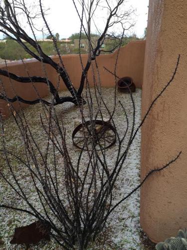 Snow reported on Mt. Lemmon, parts of Tucson