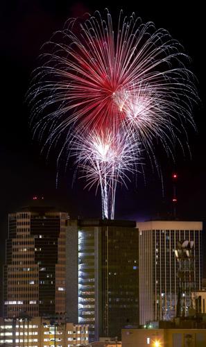 "A" Mountain Fireworks
