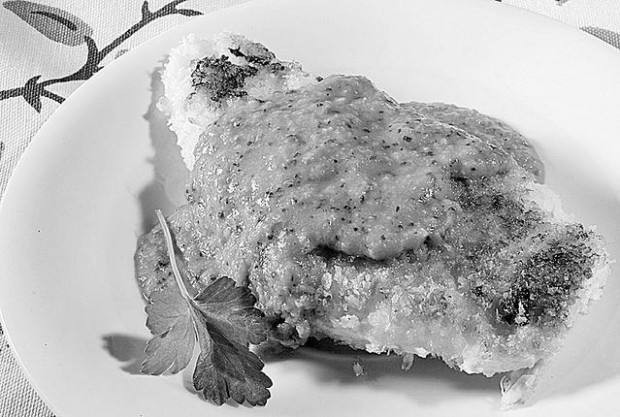 A tasty chicken dish that's a tad decadent  