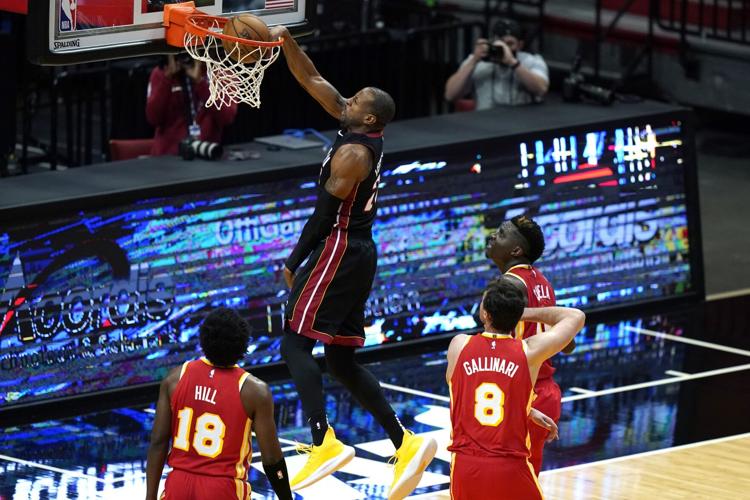 Hawks Heat Basketball