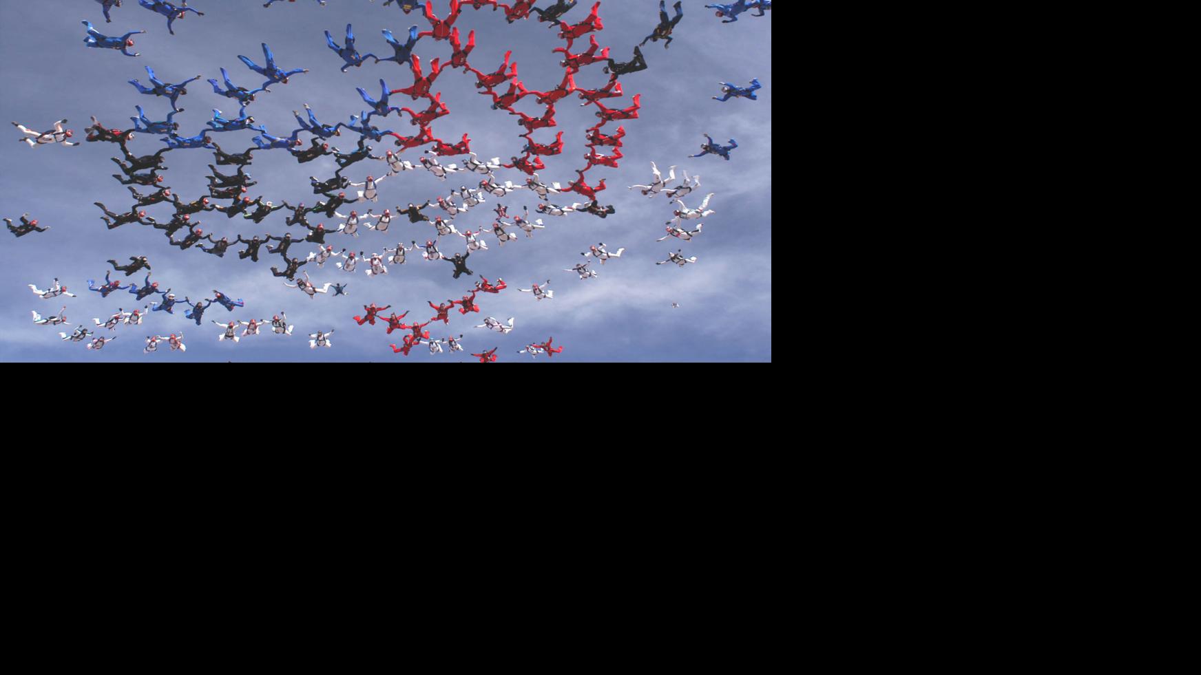 Largest free-flying head-down parachuting formation (female)