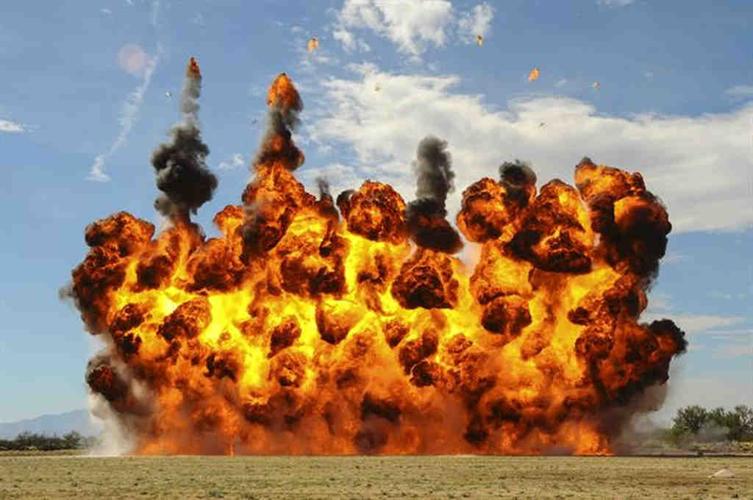D-M practicing explosions