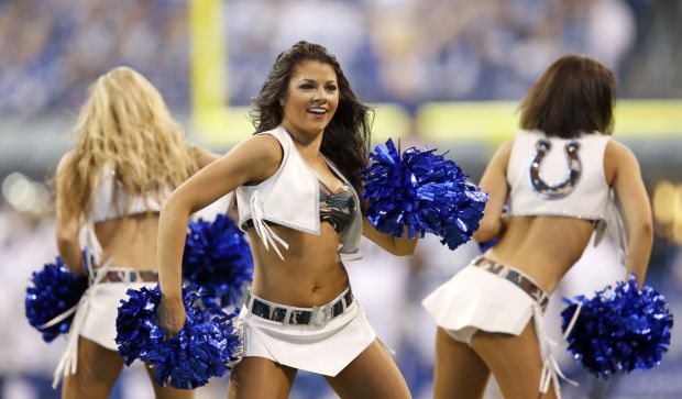 Colts cheerleaders