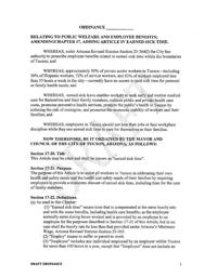 Read the proposed sick time ordinance