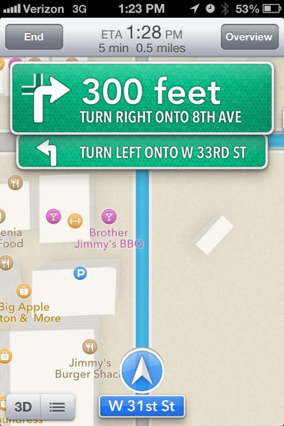 3 apps find right route    