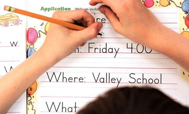 First-grader's penmanship is mark of a true champion  