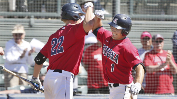 Arizona Baseball: Dixon's inside-the-park HR 1 of 19 UA hits    