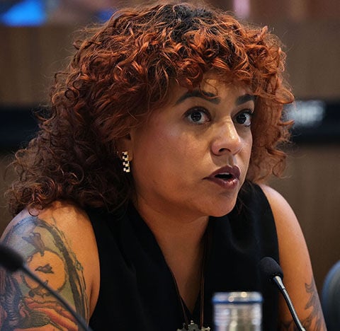 Council member Lane Santa Cruz