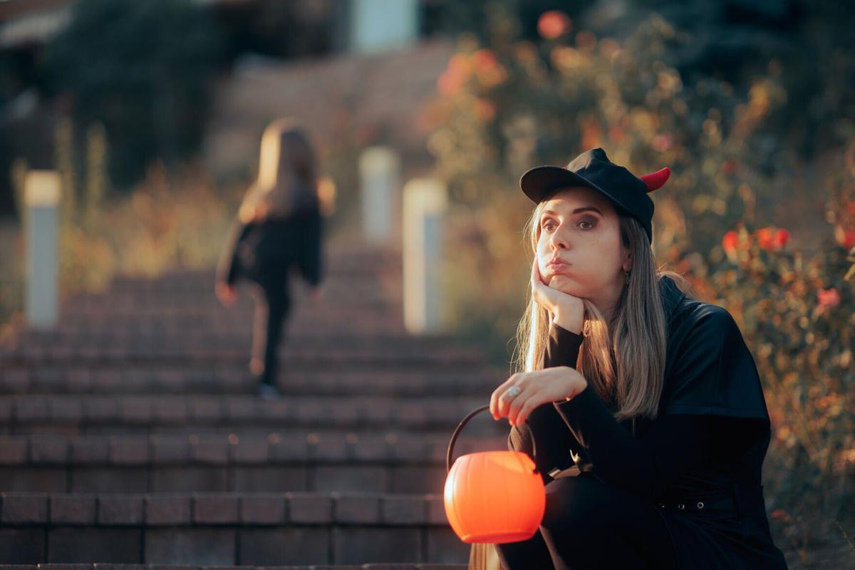 Trick-or-treating with your parents can be fun, but having your friends along makes it great.