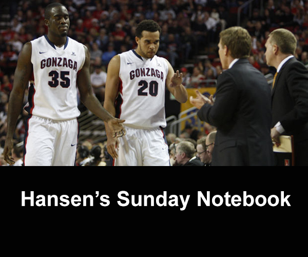 Hansen's Sunday Notebook