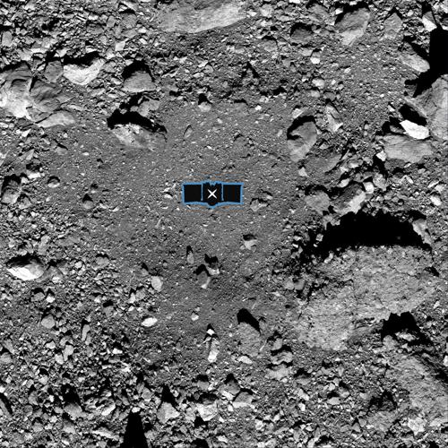 OSIRIS-REx sample site