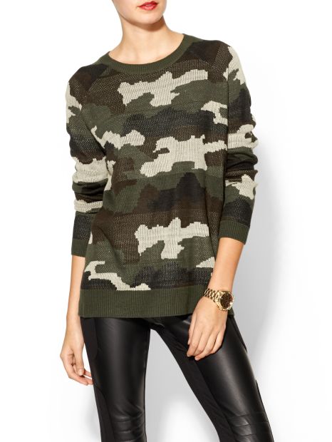 Camouflage fashion goes upscale