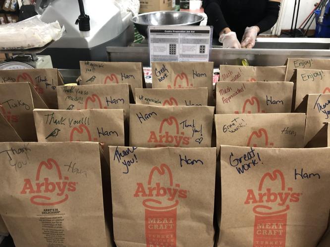 Arby's food donations